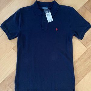 NWT Boys Ralph Lauren Polo, French Navy, Size M